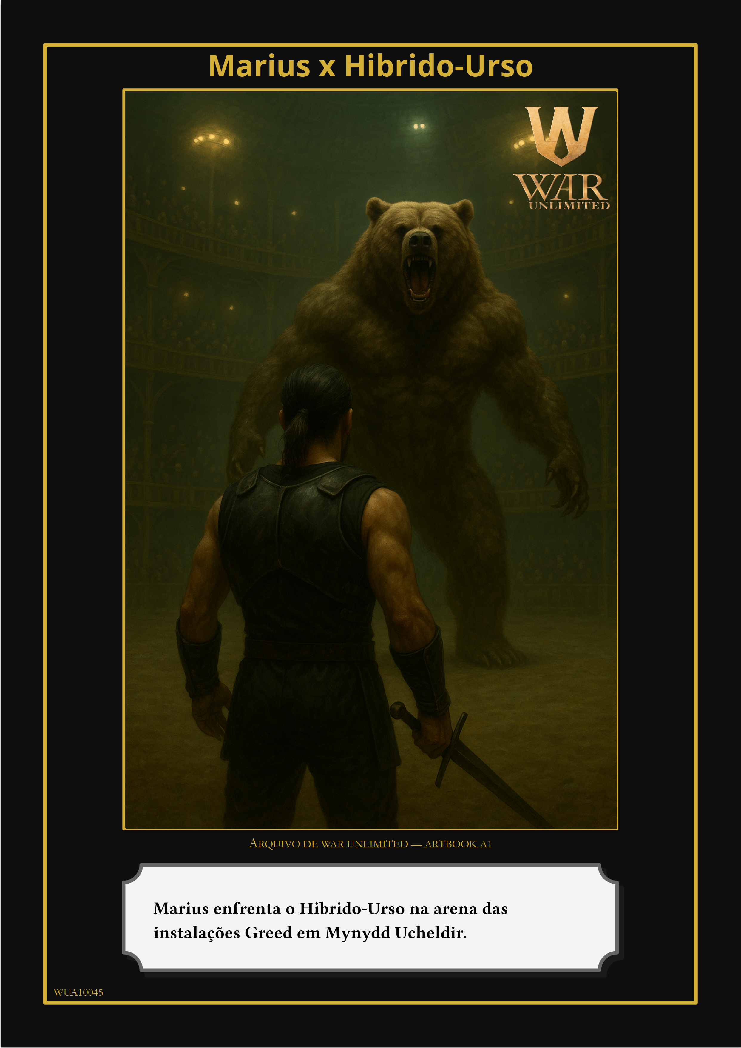Marius Vs Híbrido-Urso na Arena – Momento