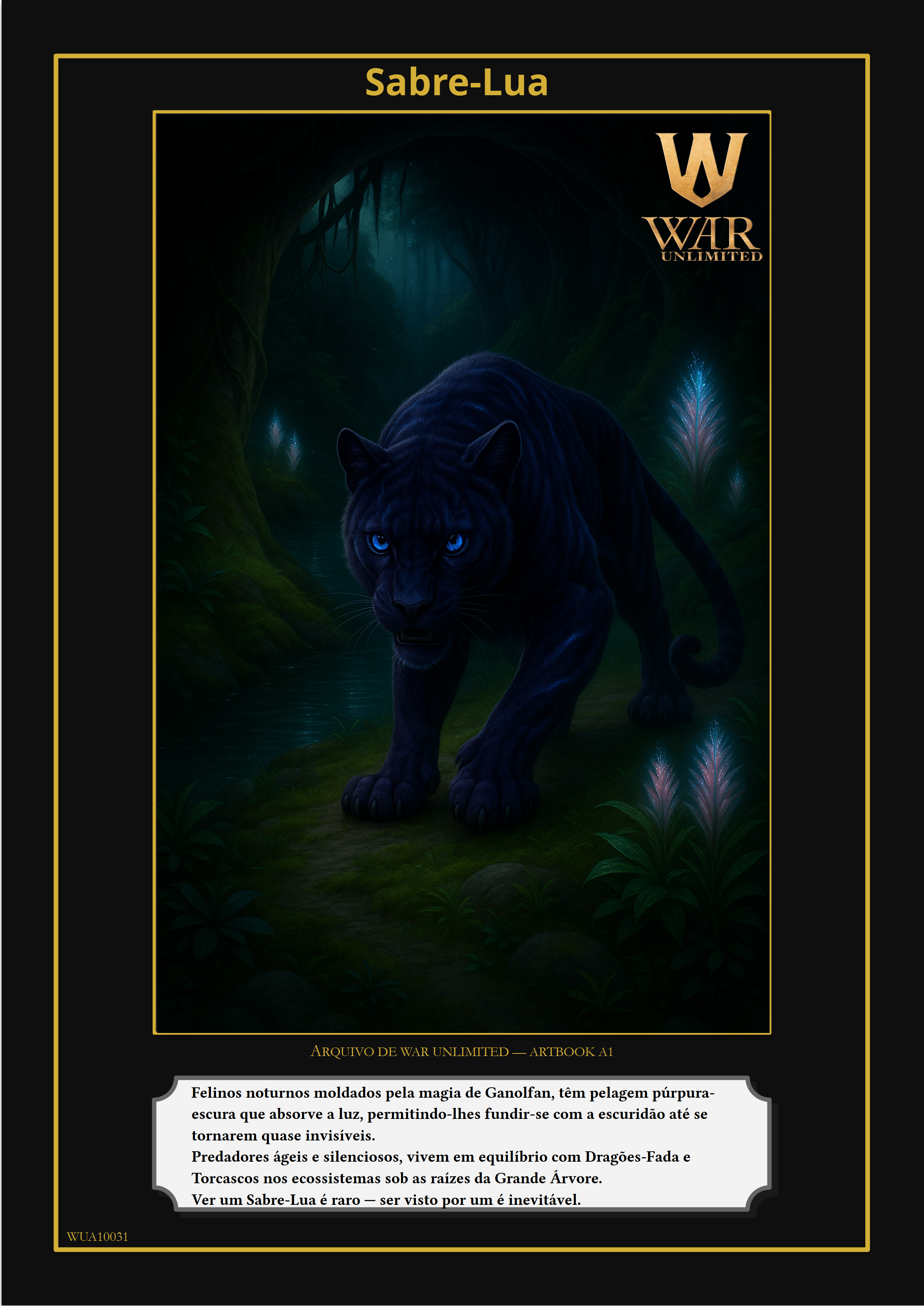 Sabre-Lua – Criatura