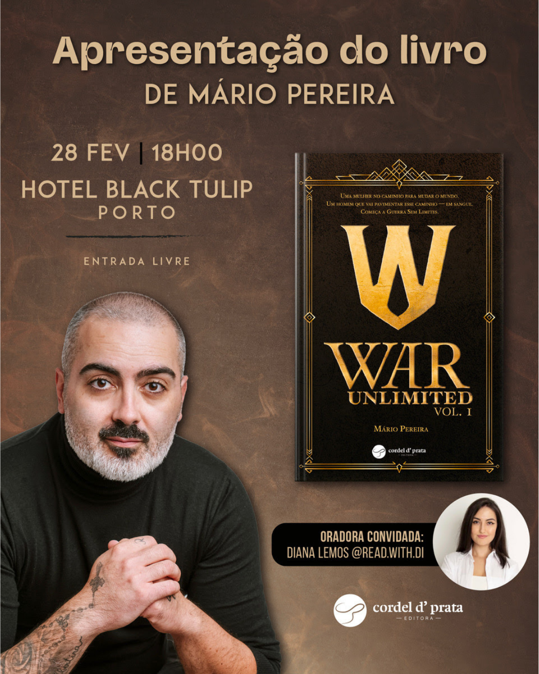 Cartaz do evento — War Unlimited