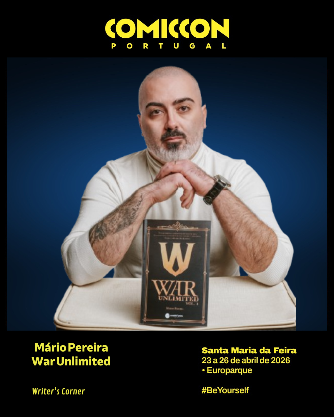 Poster — Comic Con Portugal — Participação War Unlimited